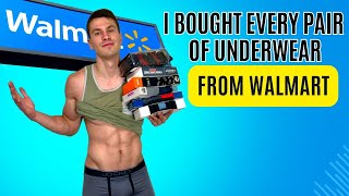 I Bought and Tried Every Pair of Underwear from Walmart!  Full Underwear Review