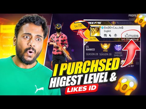 I Purchsed Highest Level Player Daddy Calling Id ? 😱 - Garena Free Fire Max