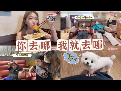 Vlog｜你去哪我就去哪｜嘎嘎為了要出去玩大超多便｜確診後第一次出門｜恬恬一家人