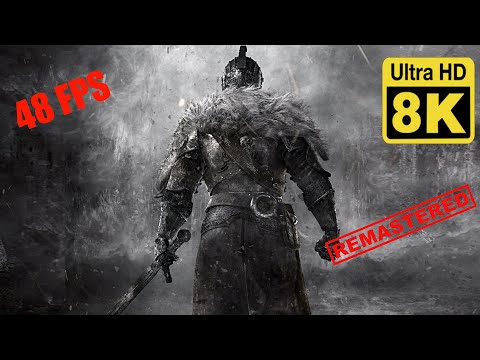 Dark Souls 2 - Opening Cinematic  8k 48 FPS (Remastered with Neural Network AI)