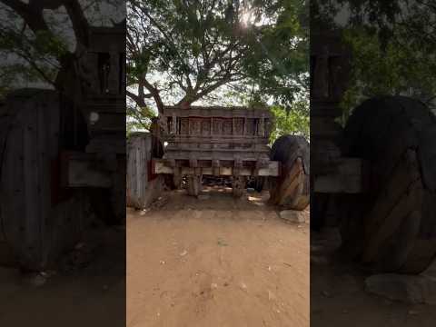 The Preserved Wooden Chariot of Bhoga Nandeeshwara Temple #1000years #chariot #ancientart #shorts