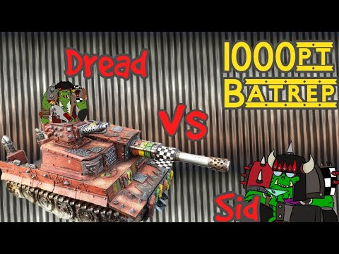 ORKS vs ORKS 1000 points 40K Battle report |  BONUS Unseen Footage