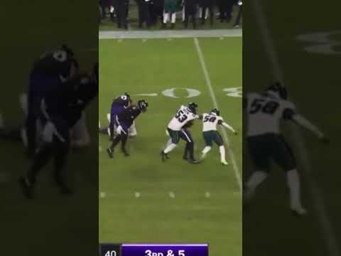 Zack Baun GETS HOME on Lamar Jackson for the sack 🦅🔥 Eagles vs Ravens Highlights