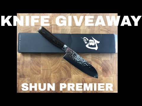 KITCHEN KNIFE GIVEAWAY| SHUN PREMIER| COOK LIKE A PRO