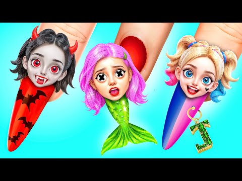 Rich VS Poor VS Giga Rich Students at Superhero School! Vampire Vs Mermaid Vs Harley Quinn