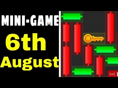 MINI GAME KEY 6 AUG #hamsterkombat