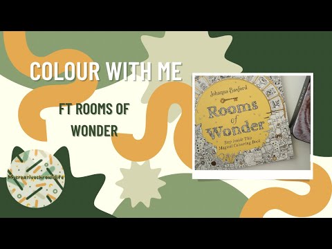 Colour along with me - Rooms of wonder by Johanna Basford