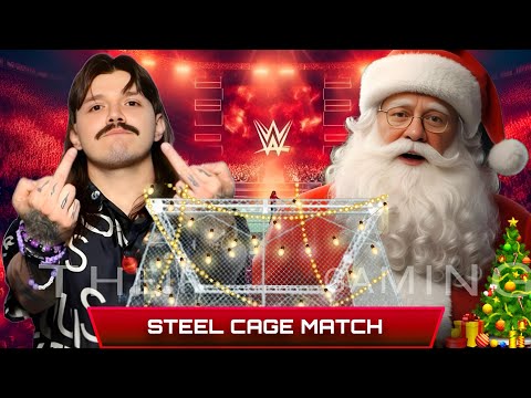 WWE 2K24 • Steel Cage Match - Dominik Mysterio VS Santa Claus | WWE