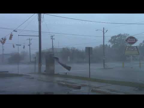 9/14/2018 Wilmington, North Carolina Extreme Hurricane Eyewall Florence Intercept