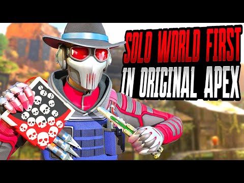 SOLO WORLD FIRST 20+ KILLS IN ORIGINAL APEX (Apex Legends Gameplay)