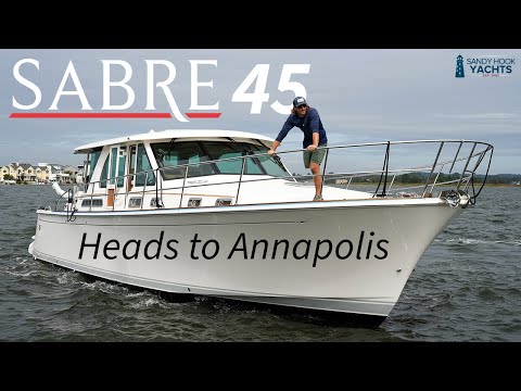 Cinematic Journey: Sabre 45's Commissioning to Annapolis Powerboat Show