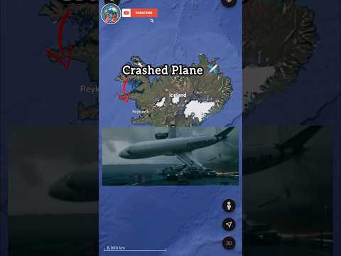 Crashed Plane Found On Google Earth😱 #shorts