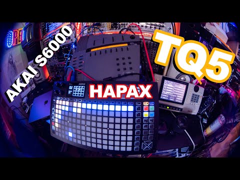 My first track with the Yamaha TQ5 [+ Akai S6000 + Squarp Hapax]