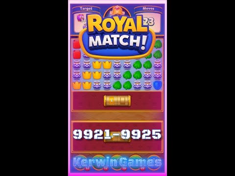 Royal Match Level 9921 9922 9923 9924 9925 - No Boosters Gameplay