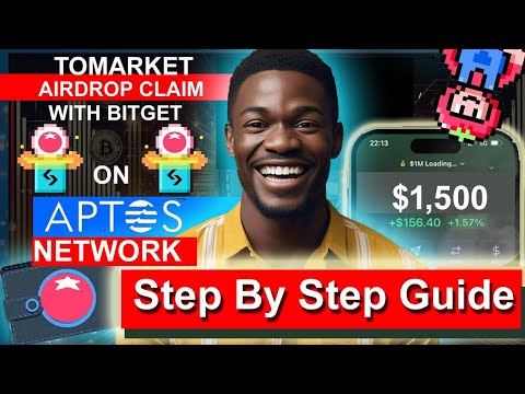 Aptos TOMARKET Airdrop Withdrawal Process without gas fee On Bitget - Step By Step Guide