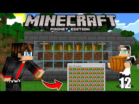 FARM DE ABÓBORA E MELANCIA - MINECRAFT SURVIVAL 1.19 #12 (MINECRAFT BEDROCK)