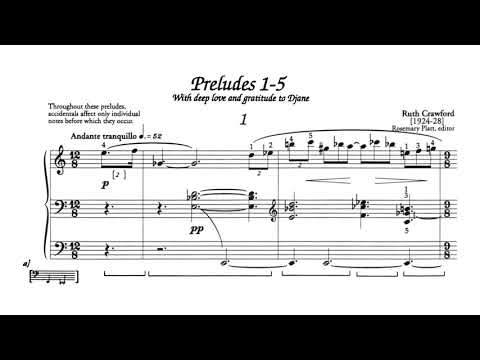 Ruth Crawford Seeger - Nine Preludes for Piano