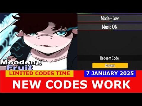 *NEW CODES* [Upd11.5] Moodeng Fruit ROBLOX | LIMITED CODES TIME | JANUARY 7, 2025