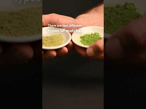 2 different types of matcha explained #matchatea #matcha #matchagreentea