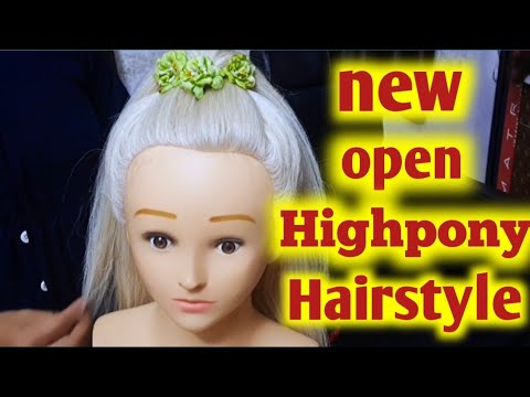 New high ponytail hairstyle for school college, work, prom ll long ponytail l Trending Hairstyle💫❤️