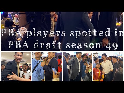 PBA players spotted in PBA draft season 49, tingin nyo sino pinaka approachable sa fans sa knila?