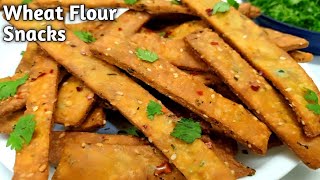 Wheat Flour Snacks Recipes | Storable Snack Recipes | Evening Snacks Recipe | Crispy/Tea Time Snacks