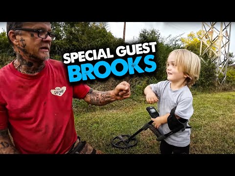 Mikes Nephew Brooks Found All The Treasure! #metaldetecting #treasure