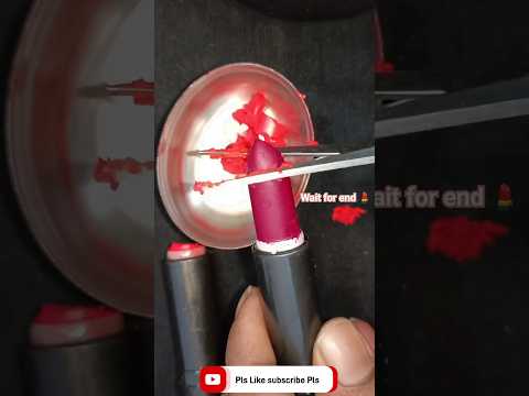 How To make mix lipstick At home in easy way | DIY lipstick || Homemade Lipstick || #shorts