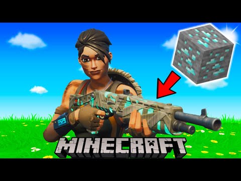 Fortnite, But Using Minecraft Strats...