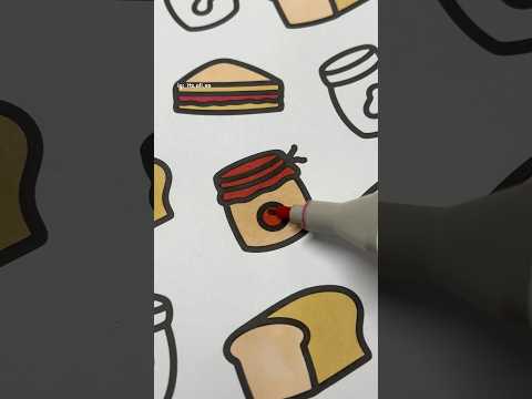 cute art marker ASMR 🖍️