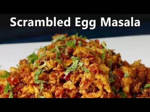 Scrambled Egg Masala. #eggfry #food #cookingrecipes #subscribe