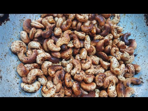 Roasted Cashew Nuts Recipe | Ghee Roasted Kaju Fry | Roasted Kaju | Jeedipappu Fry