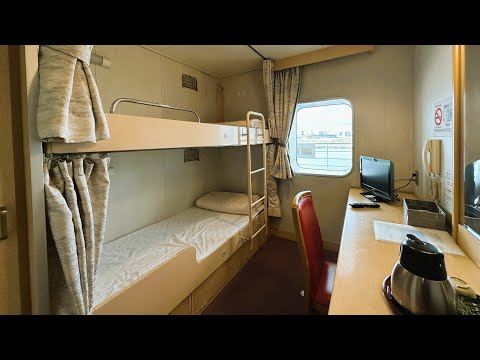 【Ferry Japan to Korea】Shimonoseki → Busan $80 Bunk Bed Private Cabin 12-hour Trip