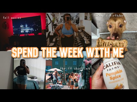 spend a fall week with me| vintage shopping, workouts, etc. 🍂