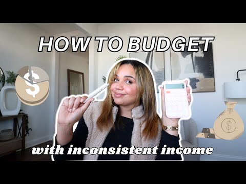 HOW TO BUDGET WITH INCONSISTENT INCOME // Budgeting tips for 1099's or self-employed l Budget Tips