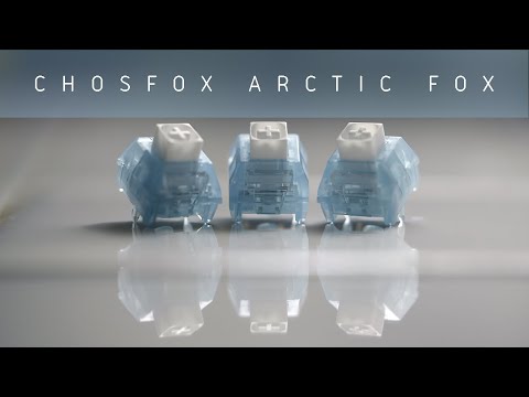 BEST SWITCH SOUND IS CRISPY CLICK! Chosfox Arctic Fox Review!