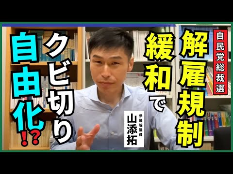 【自民党総裁選】「解雇規制緩和」でクビ切り自由化！？／2024年9月14日