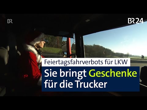 Weihnachten am Rastplatz: Wenn eine Truckerin Geschenke bringt | Abendschau | BR24