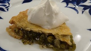 Homemade Gooseberry Pie - Fresh Picked Gooseberries