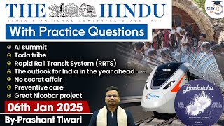 The Hindu Analysis | 6th January 2025 | The Hindu NewsPaper Today With Practice Questions