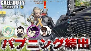 🤣爆笑🤣 強いのに笑いが勝ってしまう『ストリーマー軍団』がヤバ過ぎた（ヒゲさん・ガル・ぴょんきち・かめのしっぽ）【CoD Mobile BR】