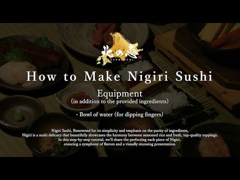 How to make Nigiri Sushi using our premium sushi kit | Japanese Restaurant