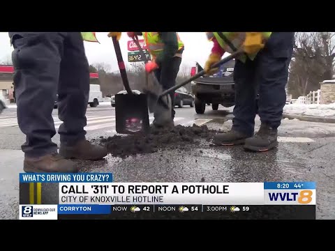 ‘They will respond’: Officials share how Knoxville residents can report potholes