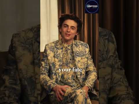 Timothee Chalamet: "Life is coming from you and not at you."🤔MUST WATCH Motivational Quotes 🙌