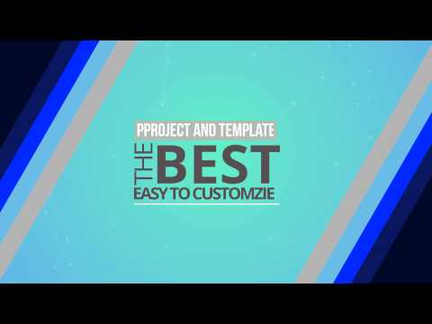 Elegant Promo After Effects Template & Template