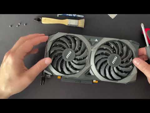 Graphic card after mining / msi rtx 3060 ti ventus 2x  / How to lower graphics card temperature