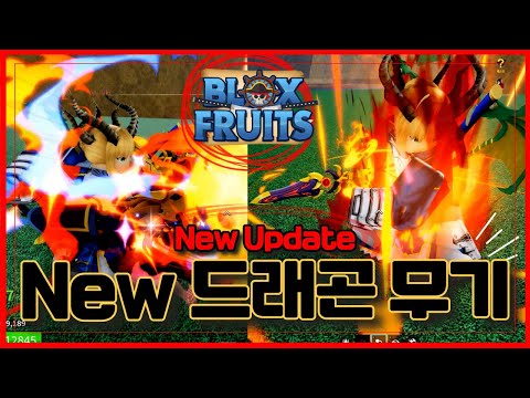 [로블록스] 🔥New 드래곤 무기 총 출동!!🔥창과 총의 대결 !!  블록스플룻 BloxFruits