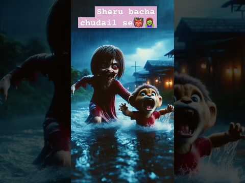 #horrorstories #bhoot #story kahani#sheru #bacha chudail#👹😱 se