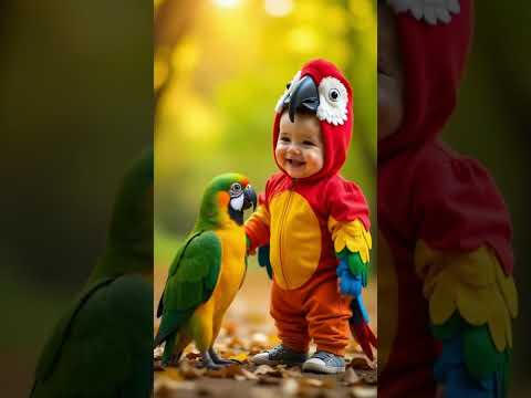 🎵👶🦜 Baby & Parrot’s Epic Dance-Off! 🕺💃 Funniest Moves Ever! 😂🎶🎵