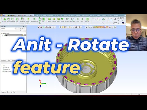 anti - ratate feature | Unscrew Part